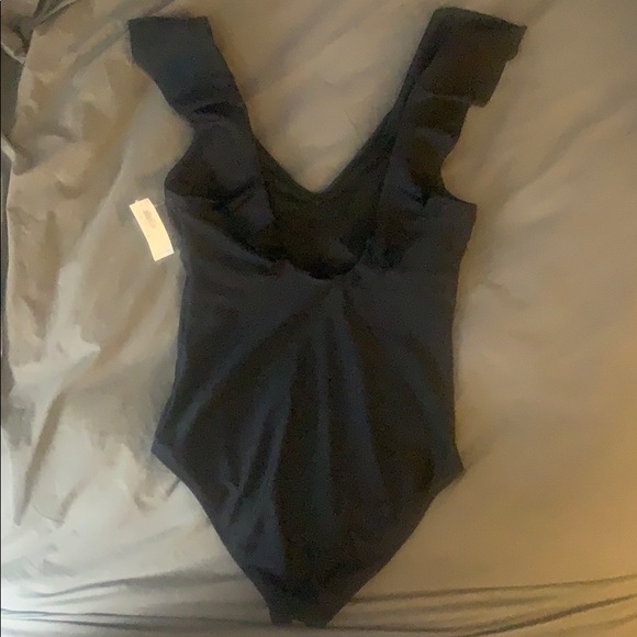 Old Navy Black Ruffle Swimsuit - Picture 3 of 3
